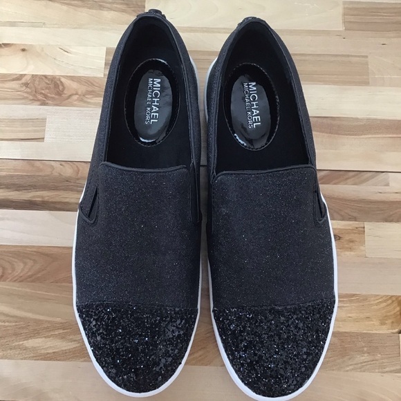 Michael Michael Kors glitter back sneakers patine size 5 feminine This girl shoe - Picture 5 of 13